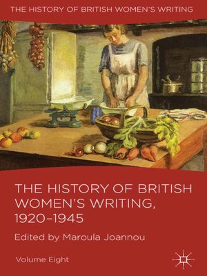 cover image of The History of British Women's Writing, 1920-1945